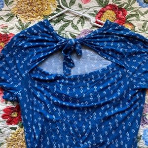 Beach Blue Aztec Dress